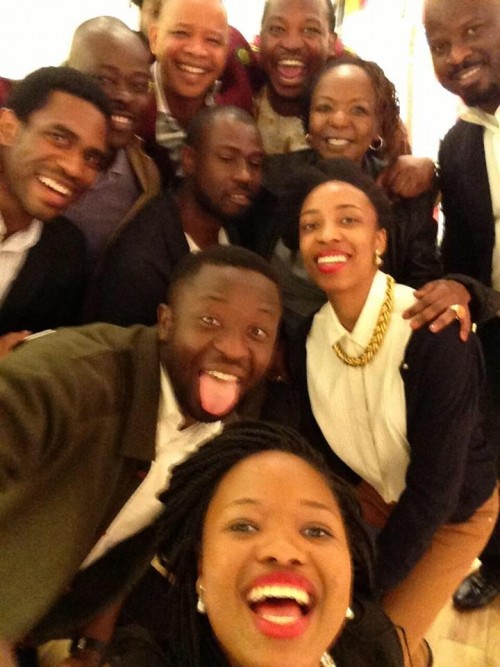 African writers having fun...