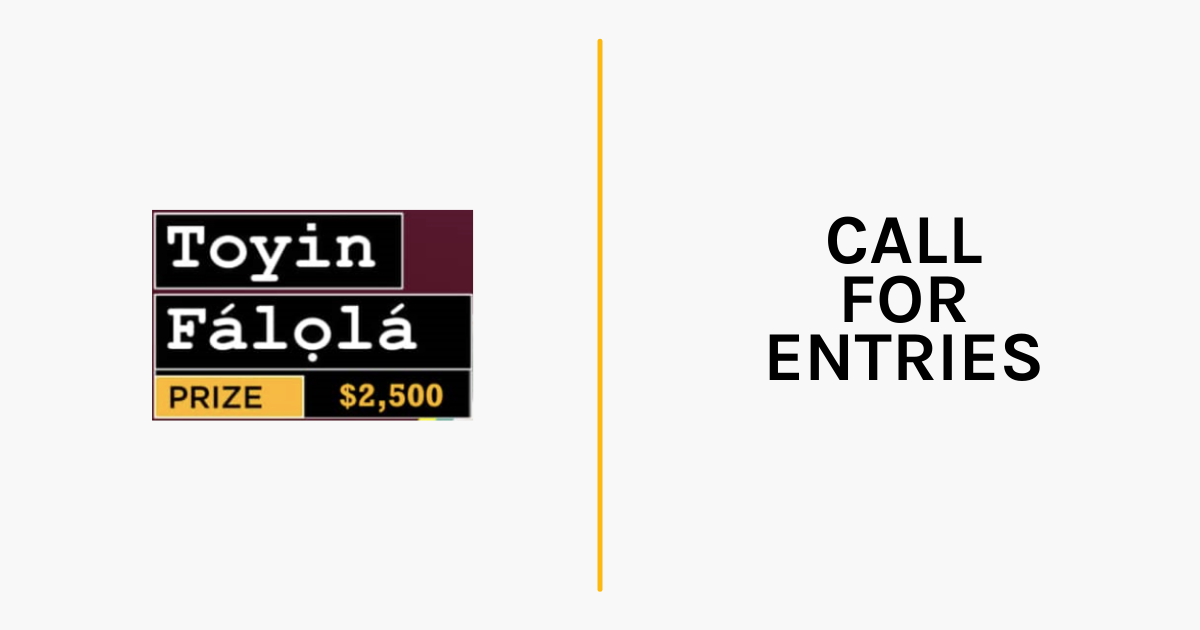 Call for Submission: Toyin Falola Prize 2023