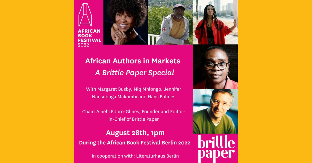 Brittle Paper Is Hosting A Special Event At The African Books Festival ...