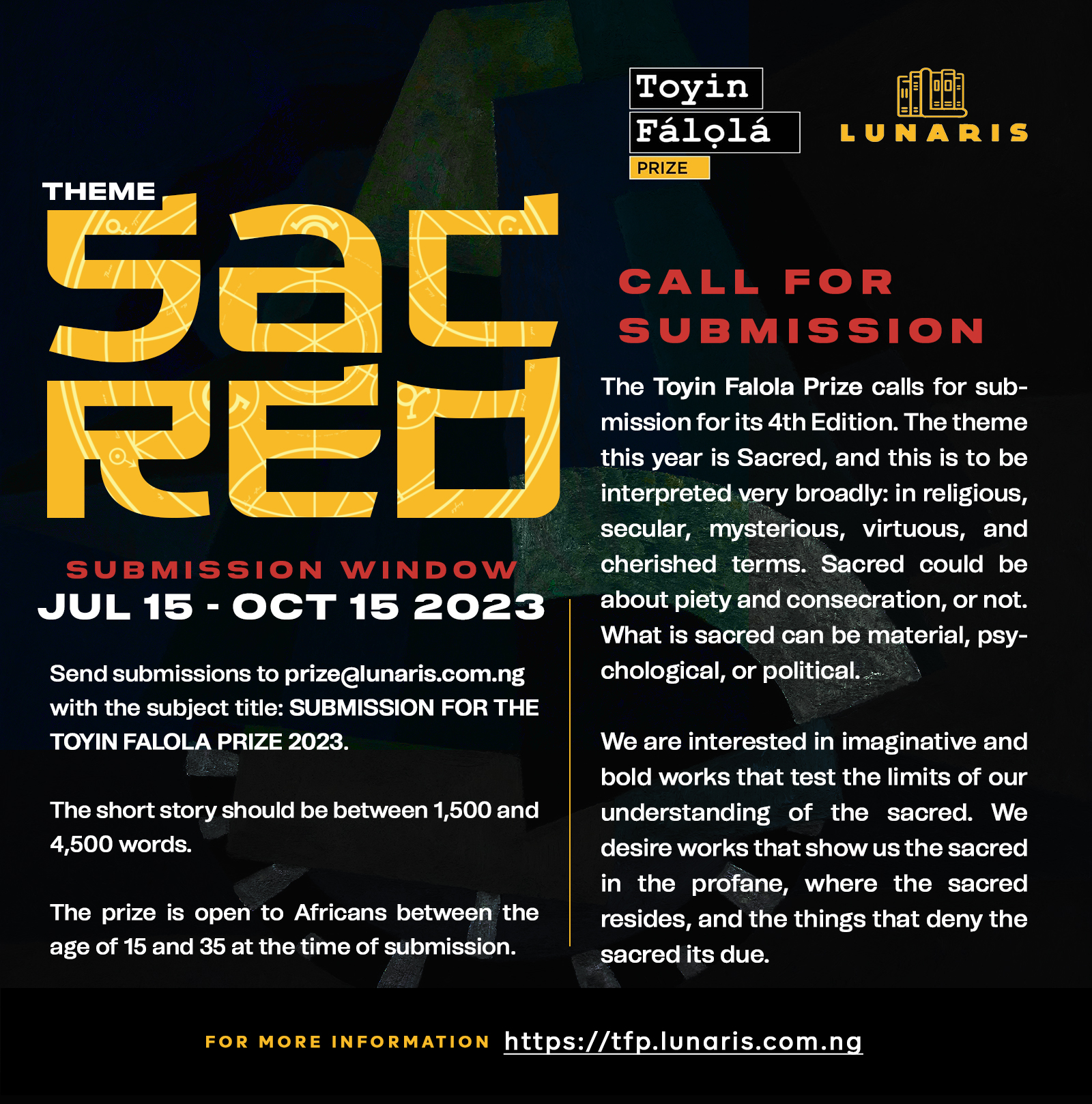 Call for Submission: Toyin Falola Prize 2023